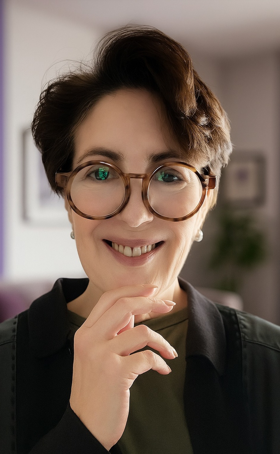 Imagem profissional de consultor em traje de negócios clássico com sorriso caloroso e postura profissional